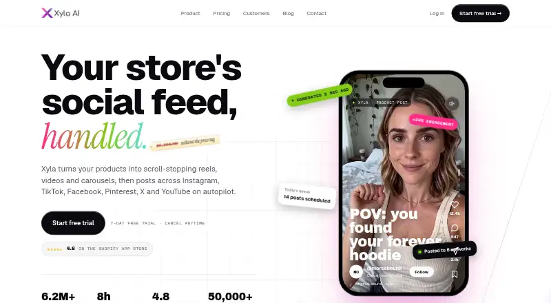 The Xyla homepage