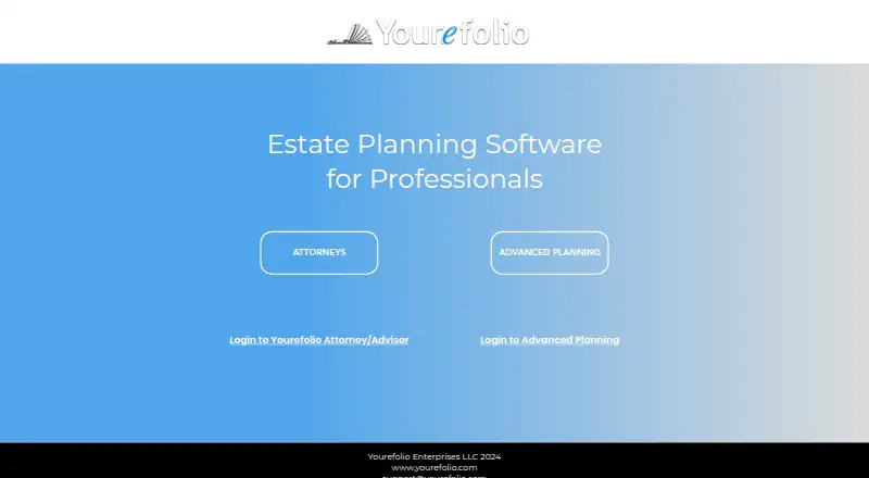 Yourefolio's website