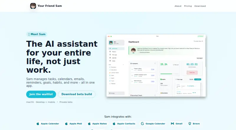 Sam's website