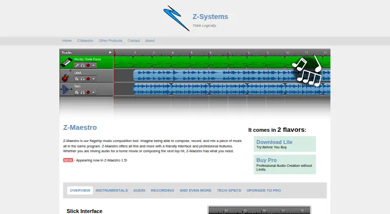Z-Maestro's website