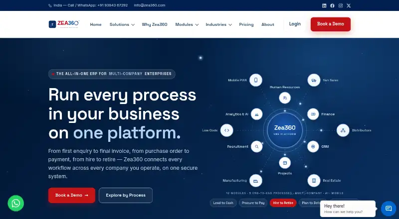 Zea360's website
