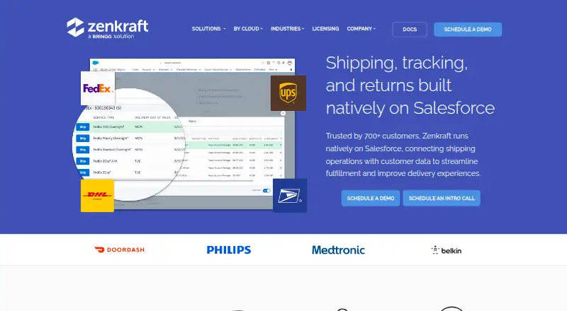 The Zenkraft homepage
