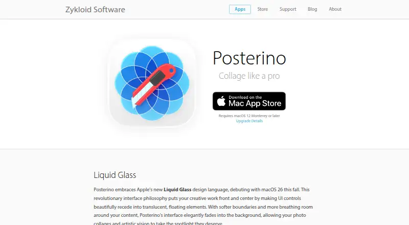 The Posterino homepage