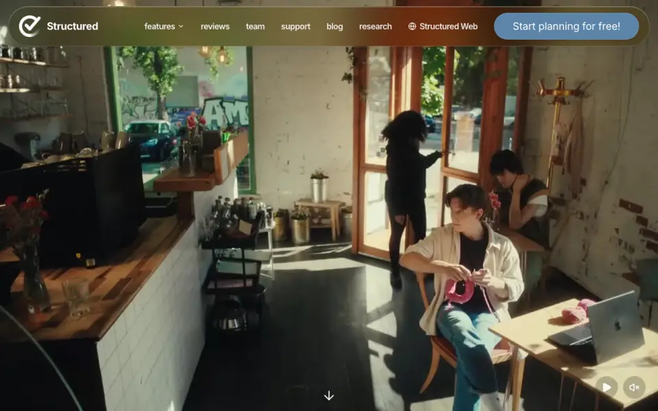 Structured's website