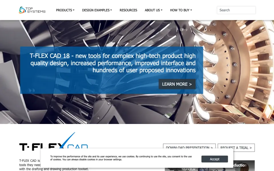 T-FLEX CAD's website