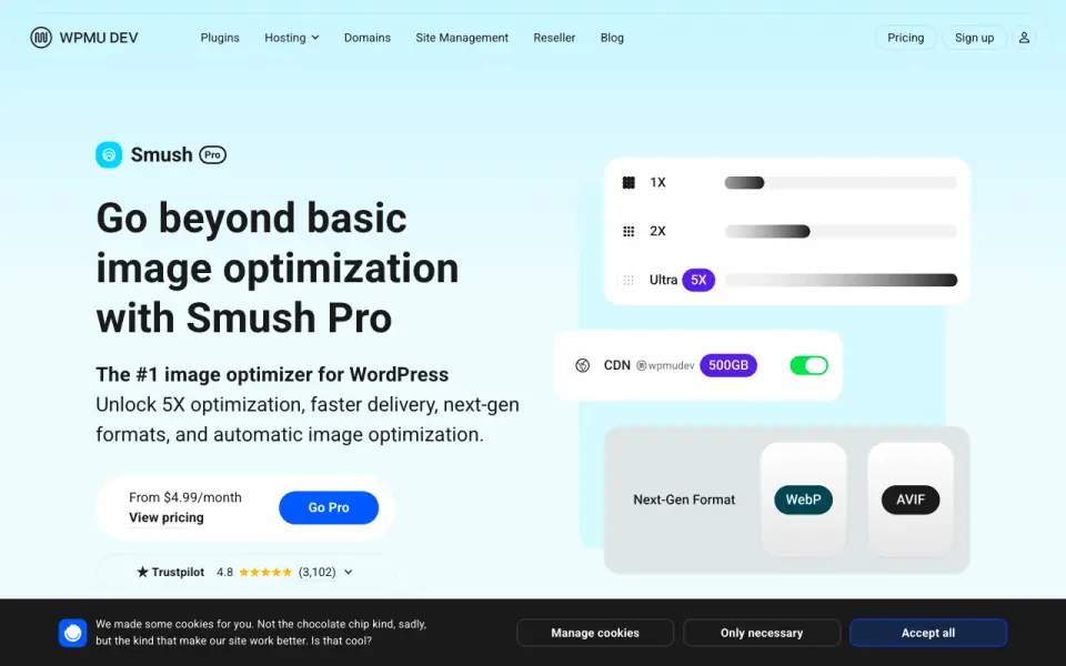 WPMU DEV's website