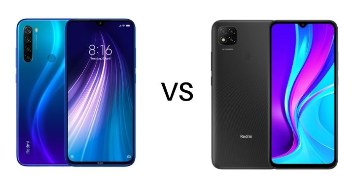 redmi note 8 vs redmi 9 1