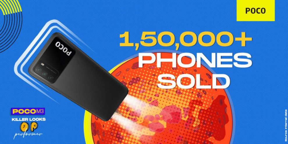POCO M3 mega phones sold
