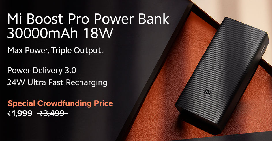 Mi Boost Pro Power Bank 30000mAh