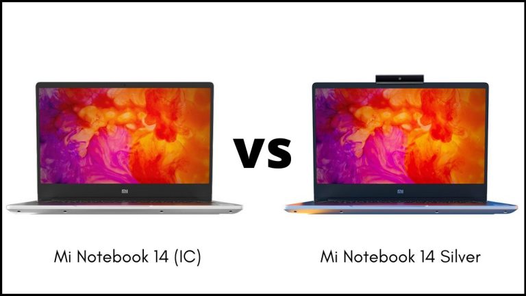 Mi Notebook 14 IC vs Mi Notebook 14 Silver