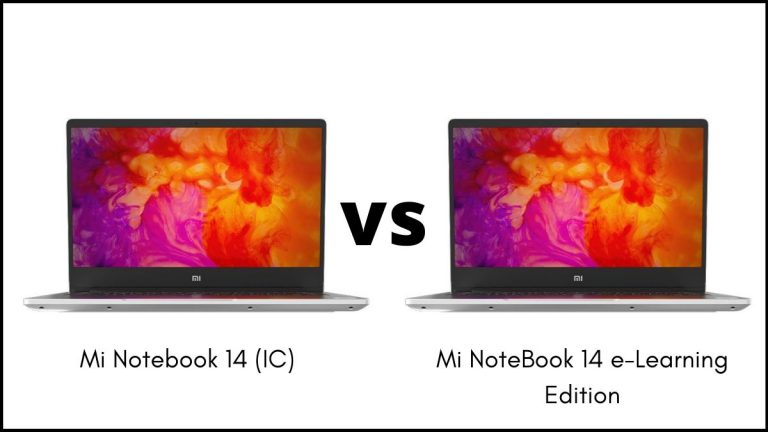 mi notebook 14 ic vs Mi NoteBook 14 e Learning Edition