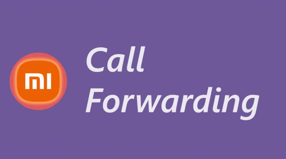 MIUI Call forwarding banner