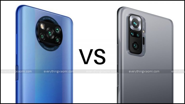 poco x3 pro vs redmi note 10 pro