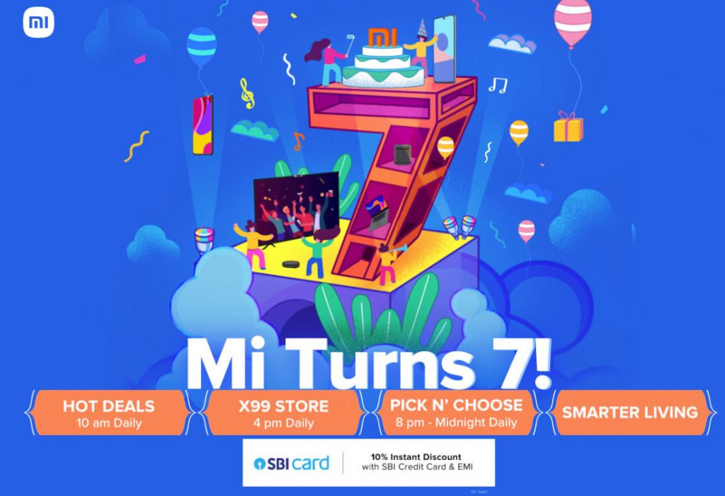 Mi 7th anniversary sale