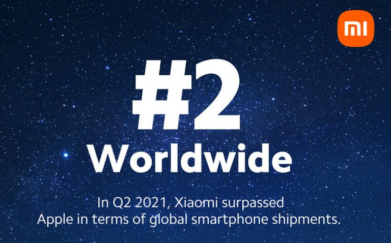 Xiaomi number 2 brand