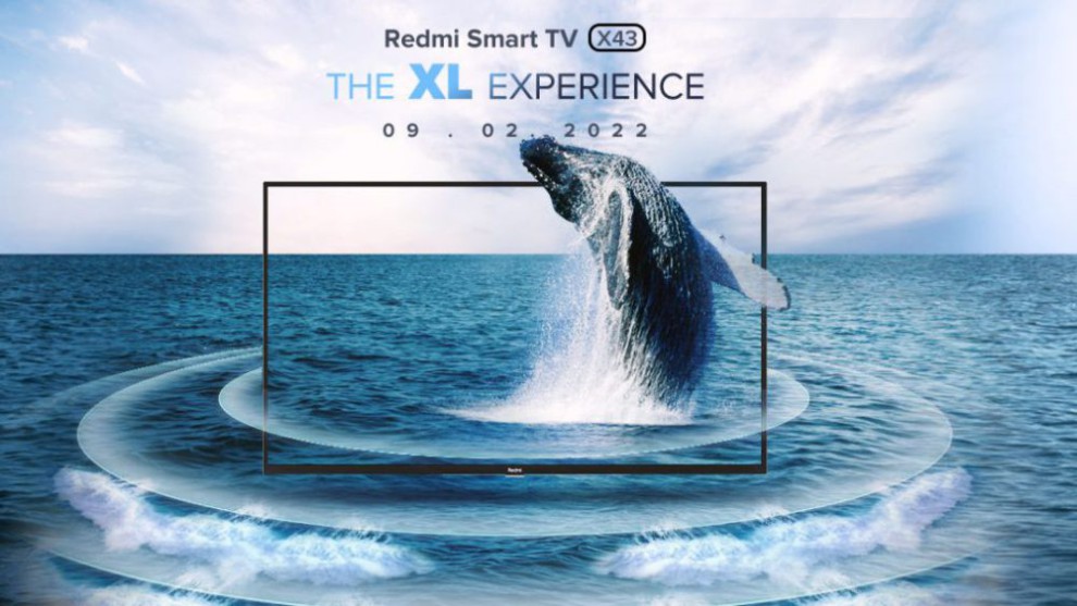Redmi Smart TV X43 teaser scaled