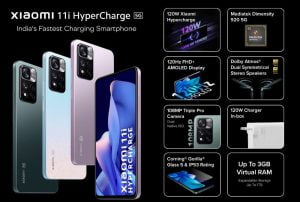 Xiaomi 11i HyperCharge features