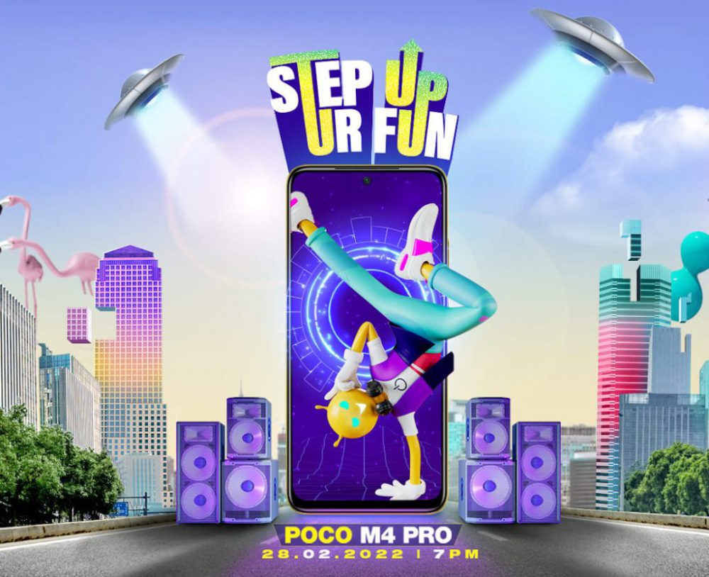 POCO M4 Pro India launch invite scaled