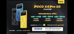 Poco X4 Pro Pricing