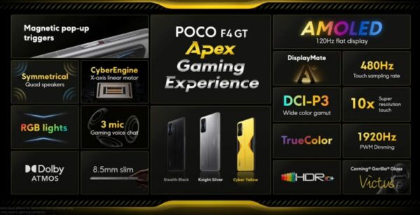 POCO F4 GT features