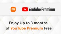 Xiaomi YouTube Premium offer 215x120 c
