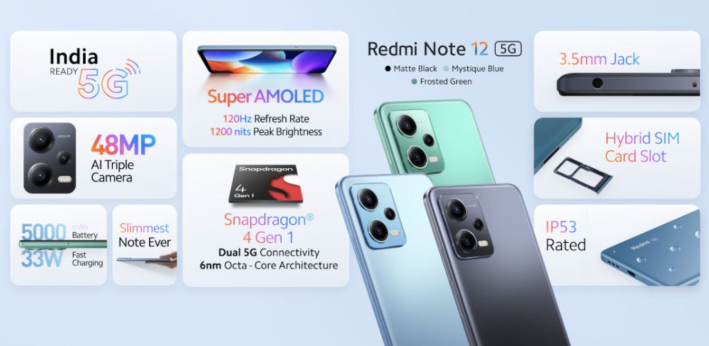 Redmi Note 12 5G features