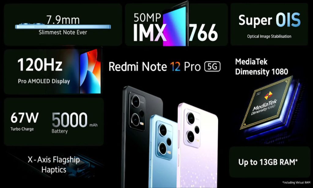 Redmi Note 12 Pro features