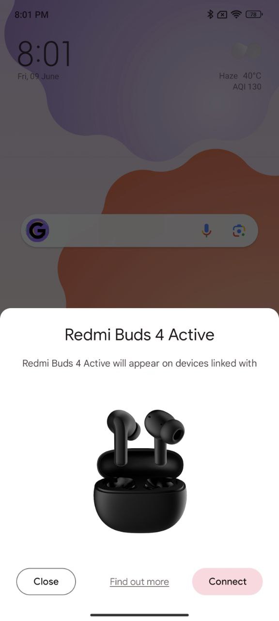 Redmi Buds 4 Active pairing 3