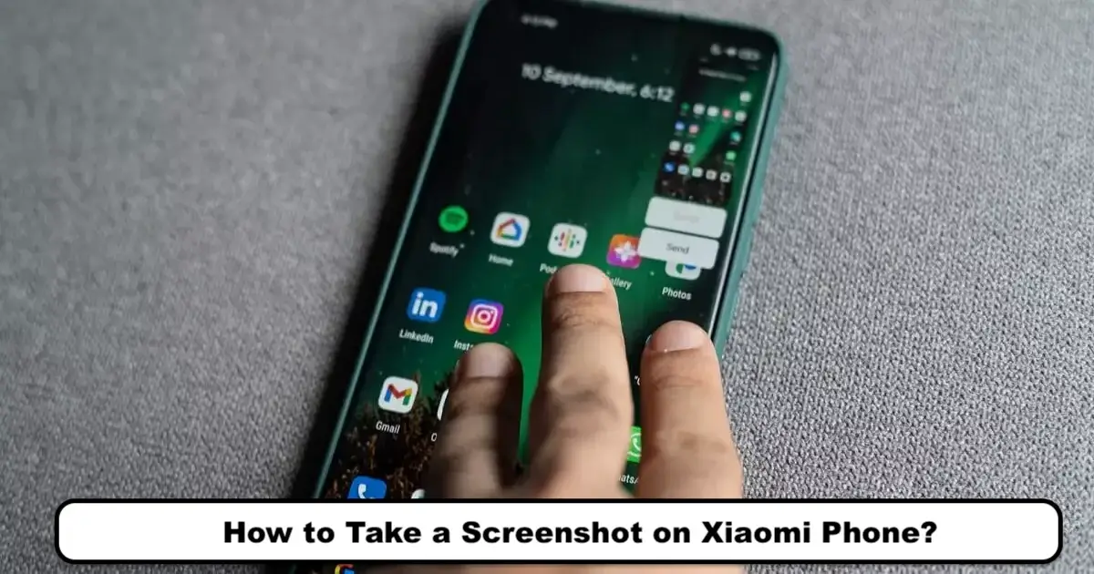 how to take a screenshot on xiaomi phone