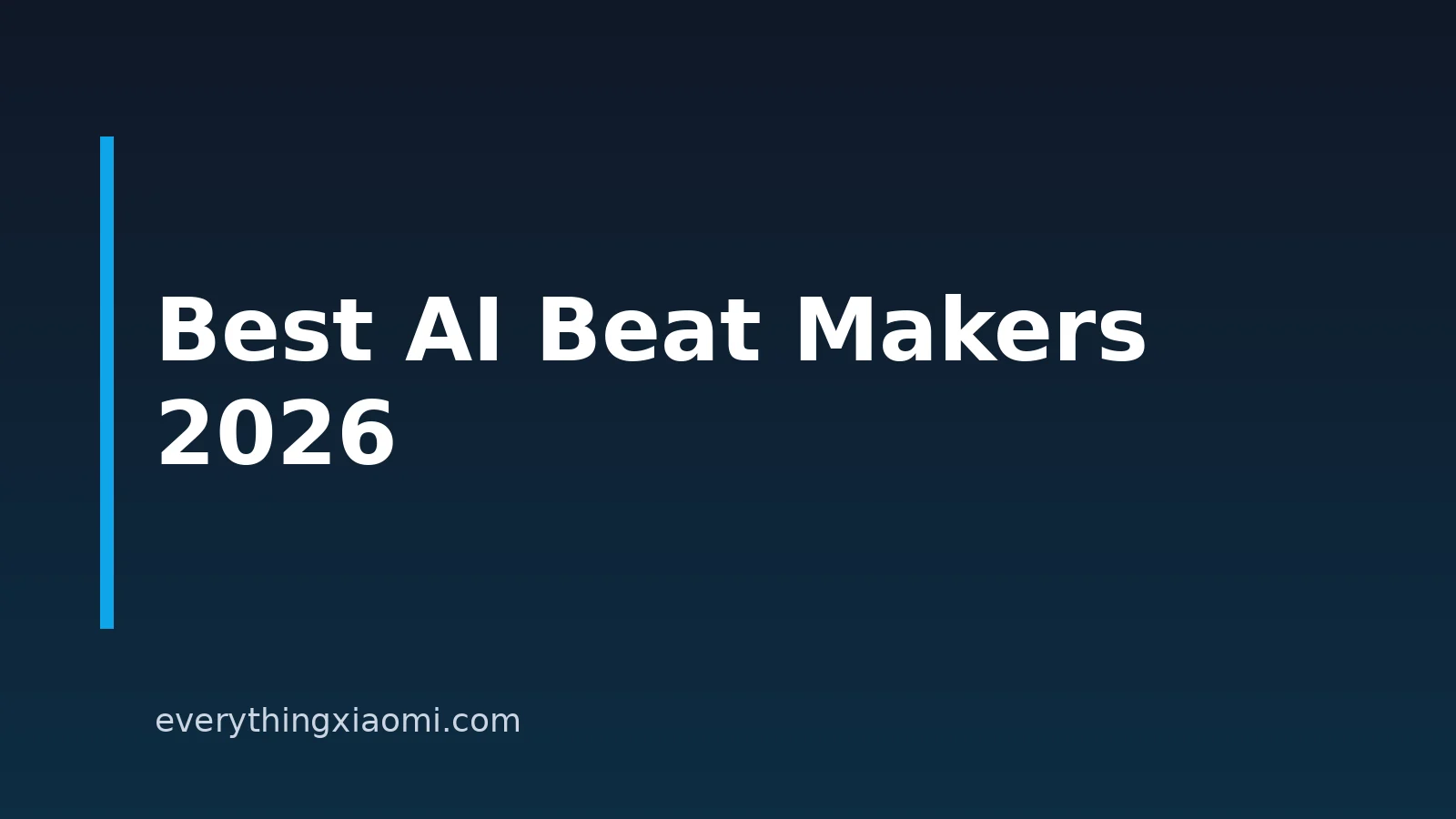 6 Best AI Beat Makers For Xiaomi, Redmi And POCO In 2026