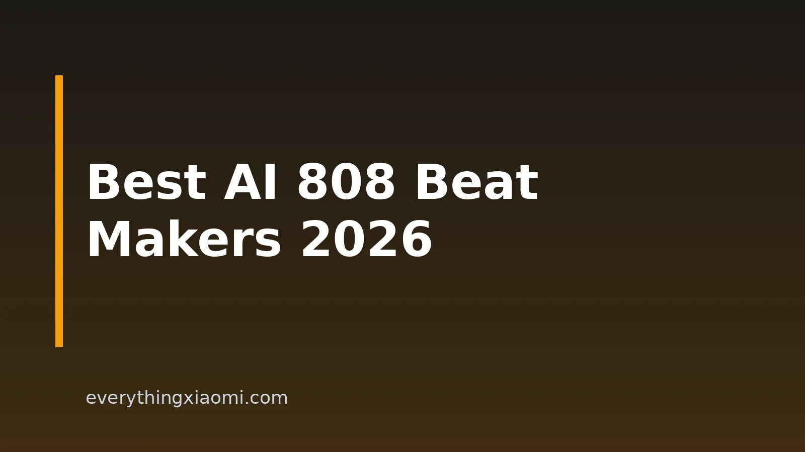 6 Best AI 808 Beat Makers For Xiaomi, Redmi And POCO In 2026