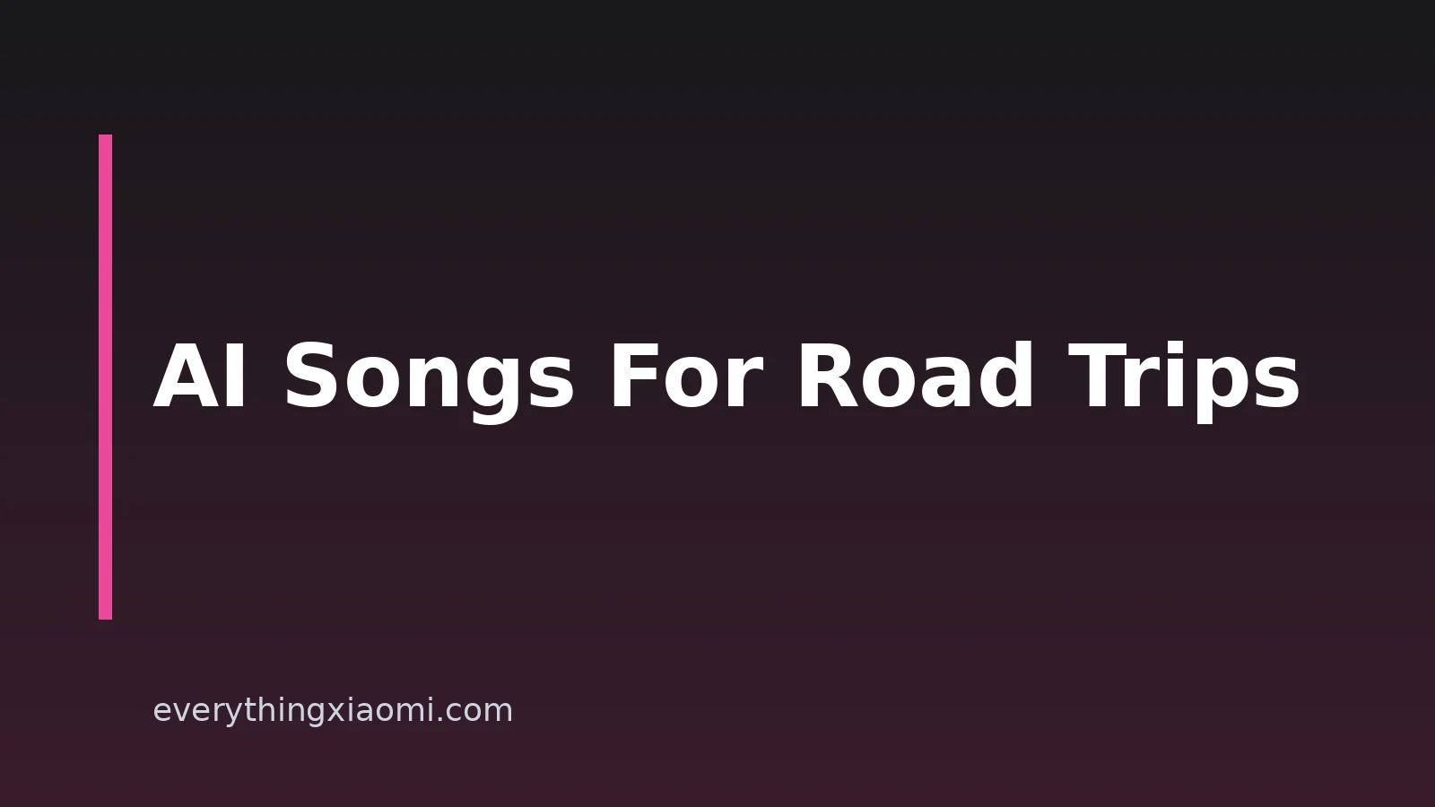 How to Create AI Songs for Road Trips on Xiaomi, Redmi, and POCO