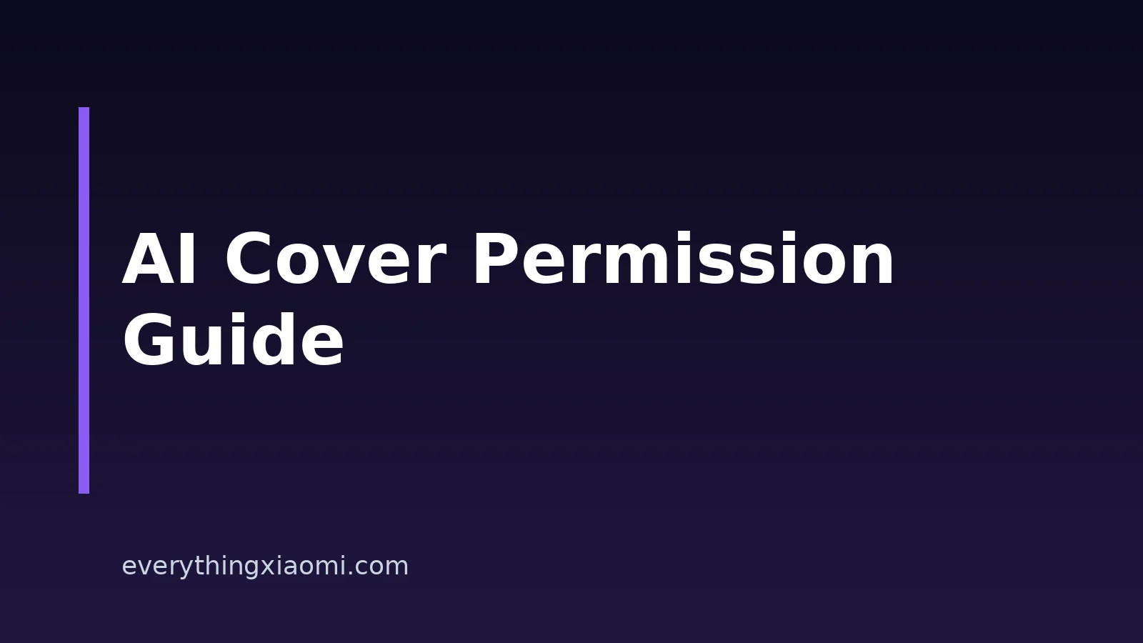 Do You Need Permission To Cover A Song? Rights And Consent For Xiaomi Users