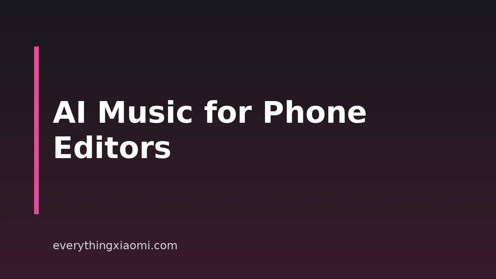 Best Text-to-Music AI Tools for Xiaomi Video Editors in 2026