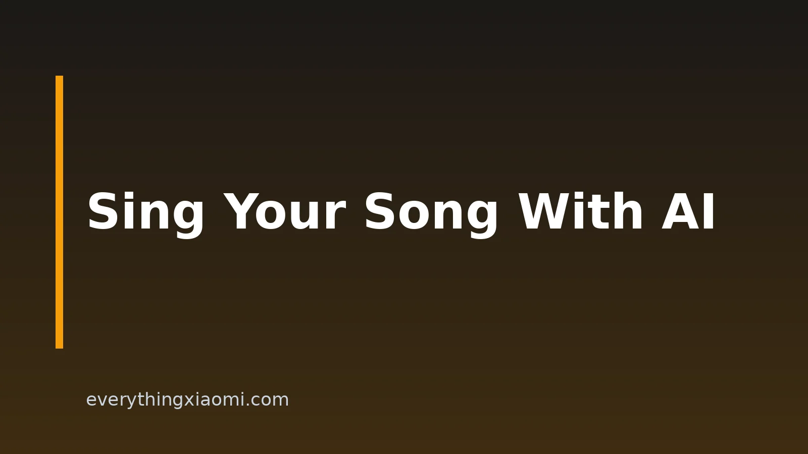 How to Make a Song With Your Own Voice Using AI on Xiaomi Phones