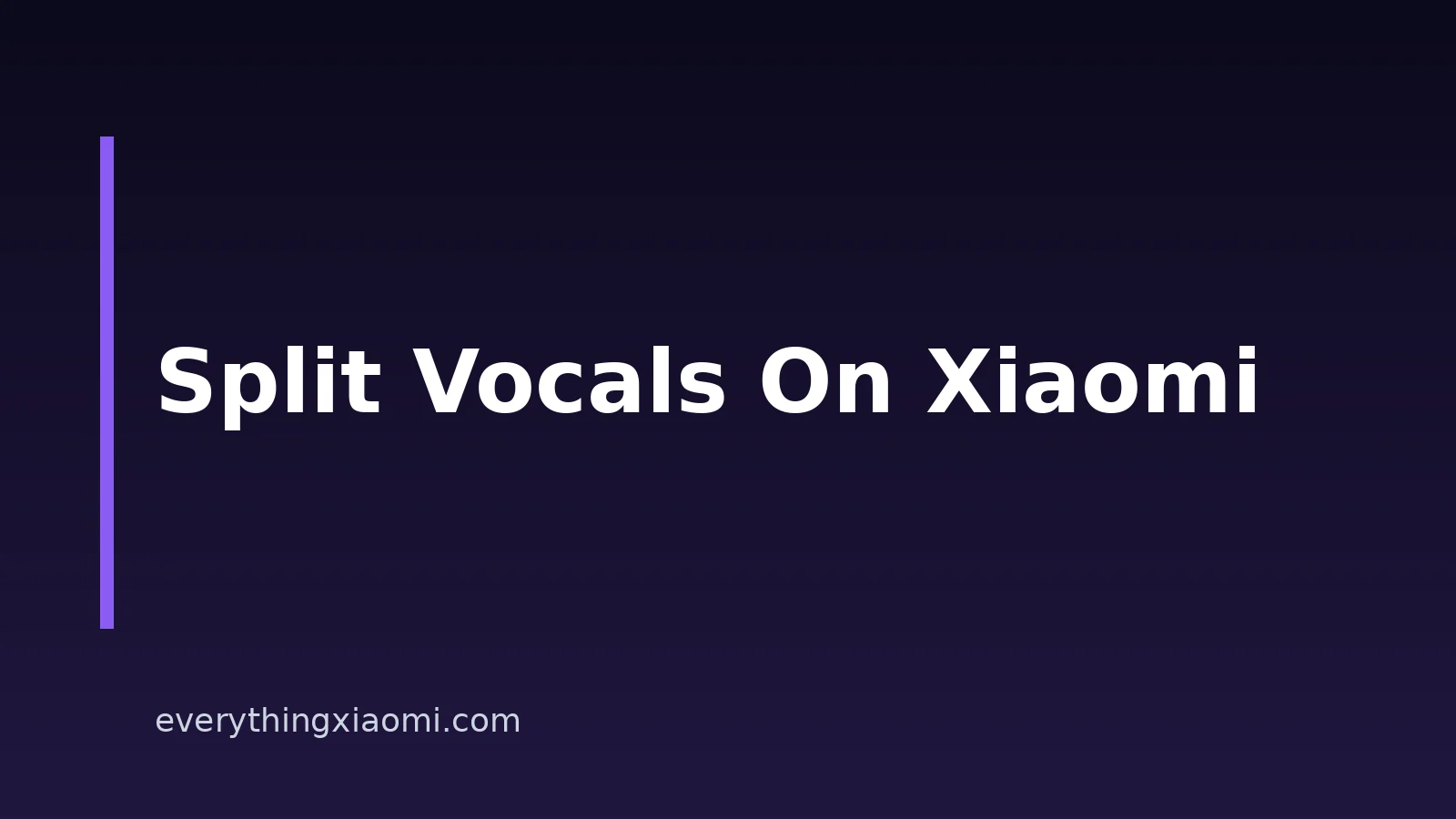 Best AI Stem Splitters and Vocal Removers for Xiaomi Phones (2026)